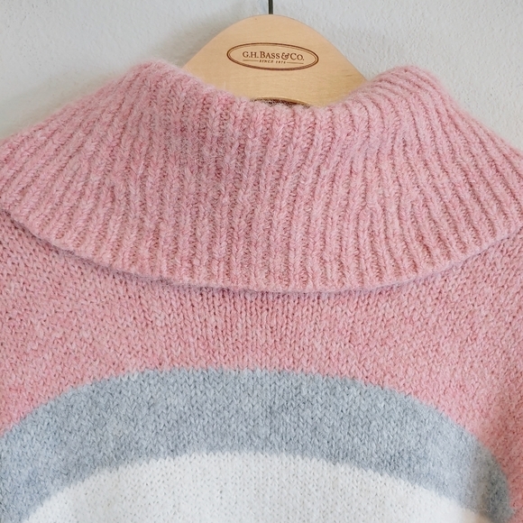 Lou & Gray for Loft Striped Knit Sweater and Mini Skirt Set Sz S Cozy Soft Fall - Picture 6 of 14